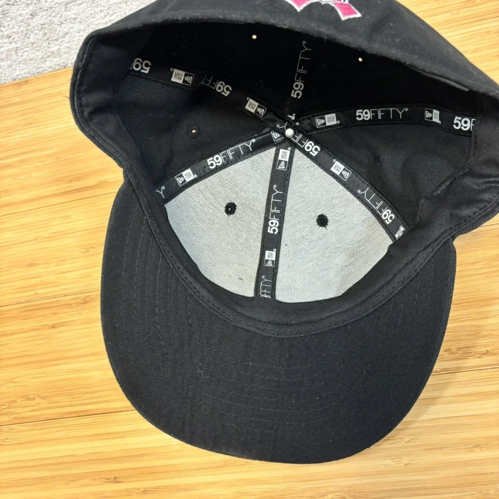 San Francisco 49ers New Era 59fifty Breast Cancer Awareness Hat Fitted Sz 7 3/4
